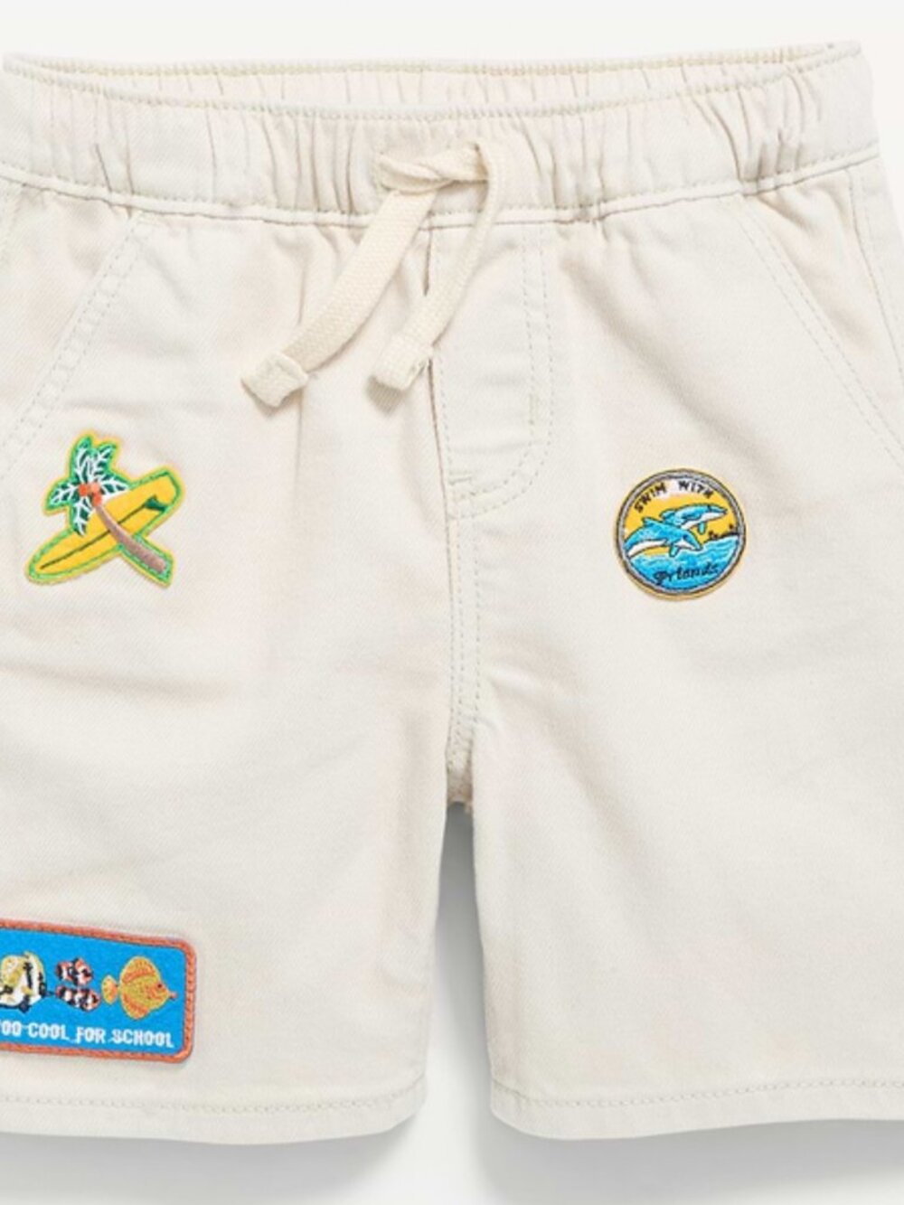 Old Navy Baggy Pull On Shorts for Toddler Boys Cream Size 4T  NWT